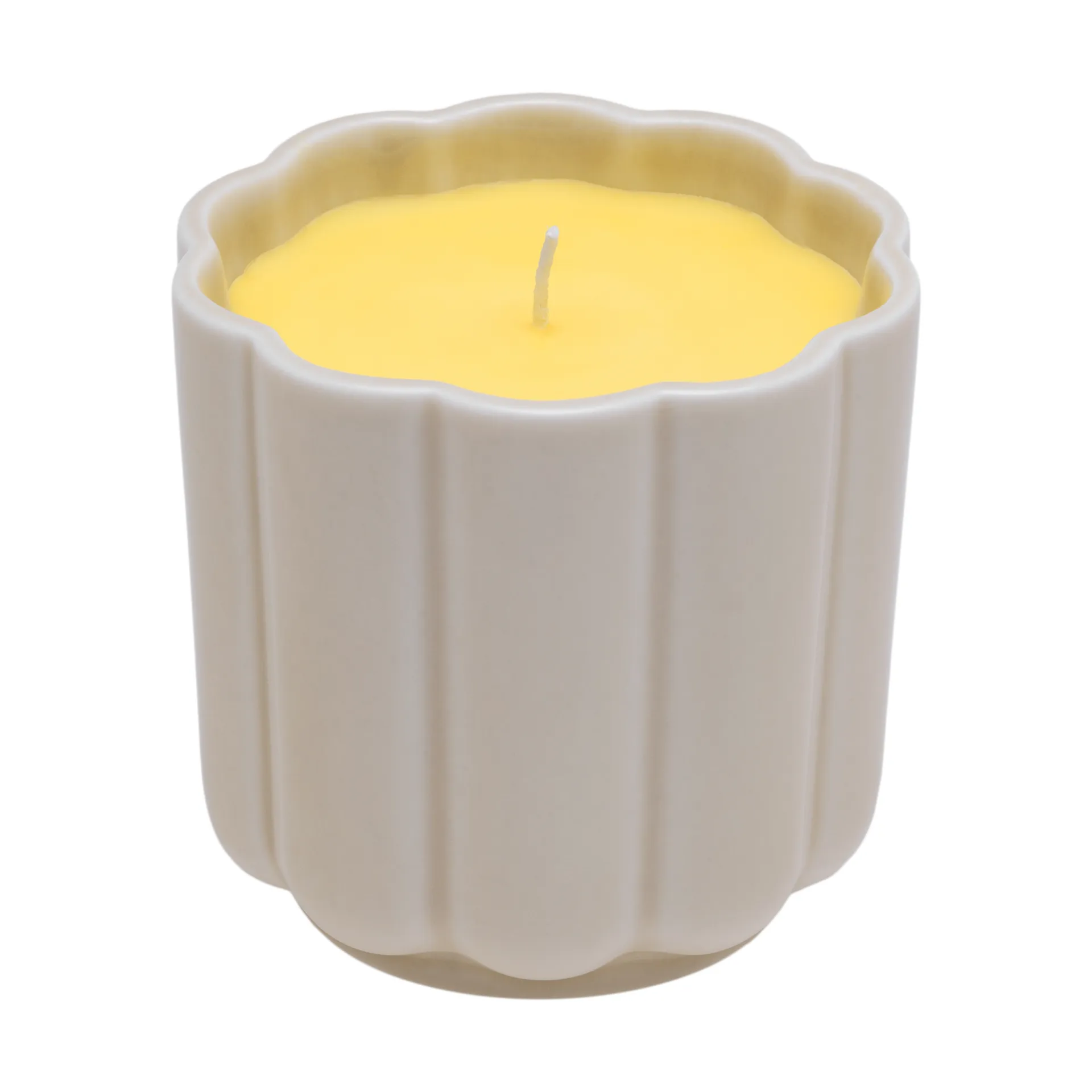 Play luz en forma de cerámica redonda, Beige-amarillo Iittala