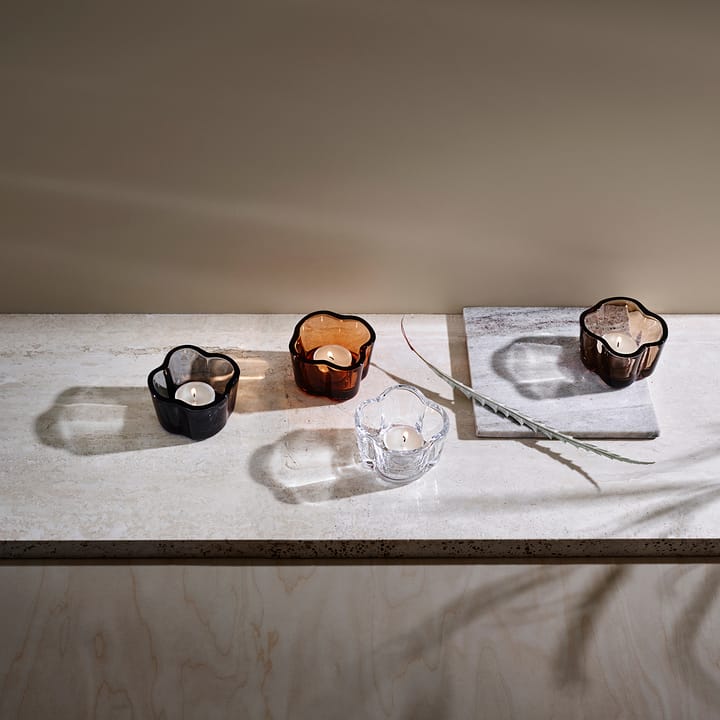 Portavelas Alvar Aalto 60 mm, transparente Iittala