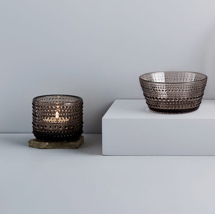 Portavelas Kastehelmi 64 mm, lino Iittala