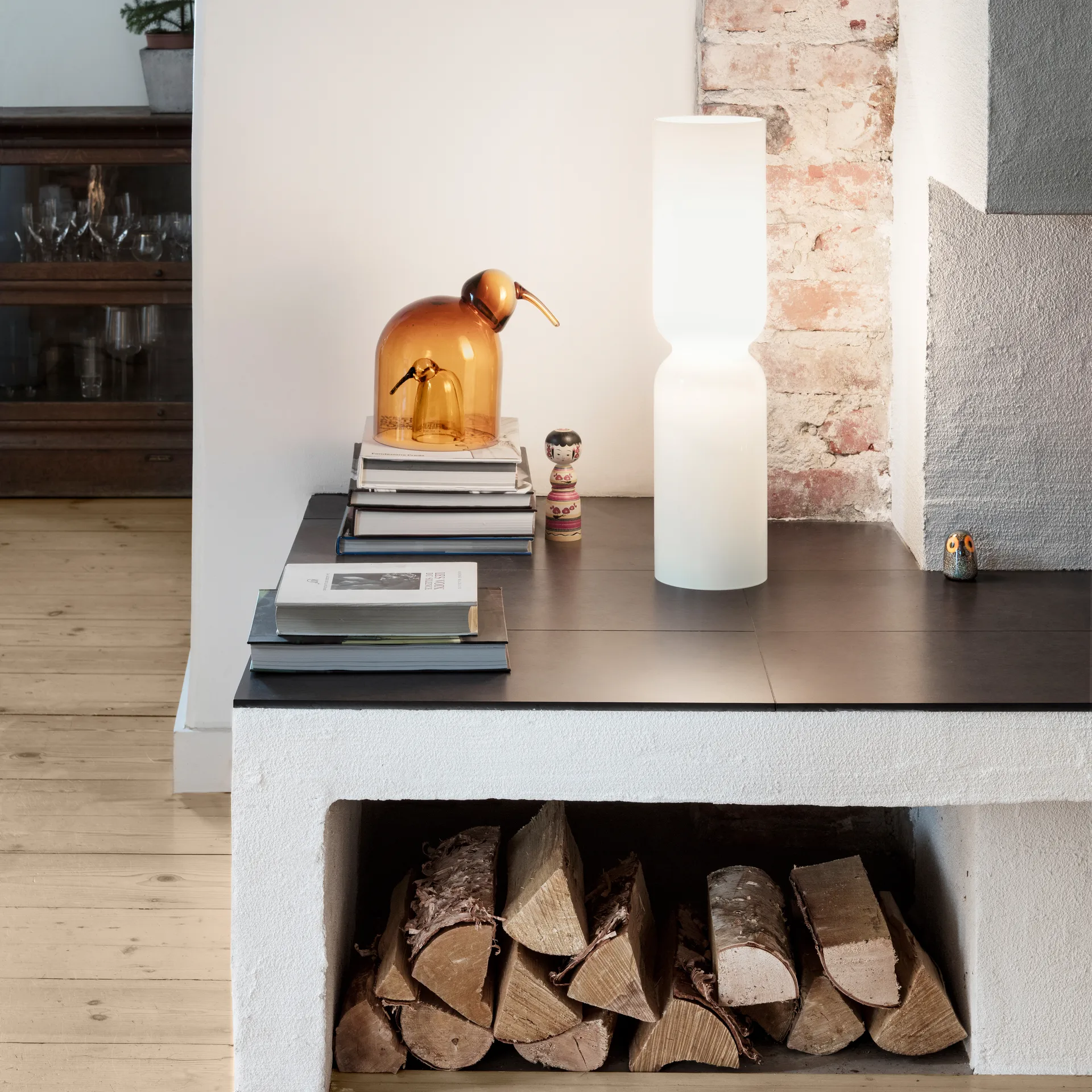 Portavelas Lantern 60 cm, blanco Iittala