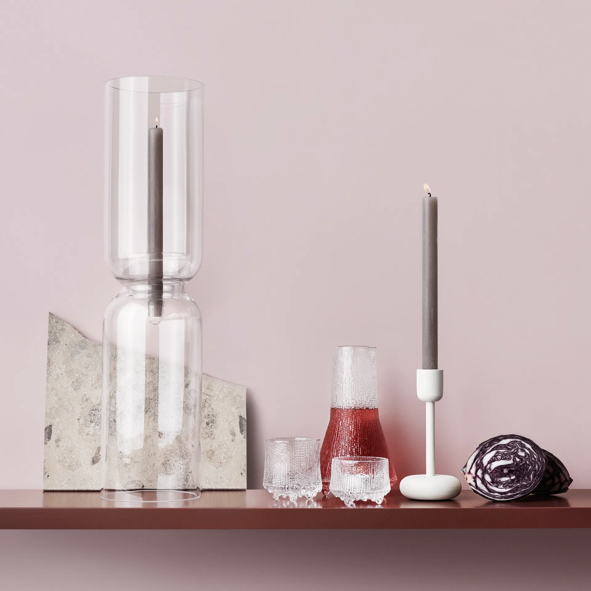 Portavelas Lantern 60 cm, transparente Iittala