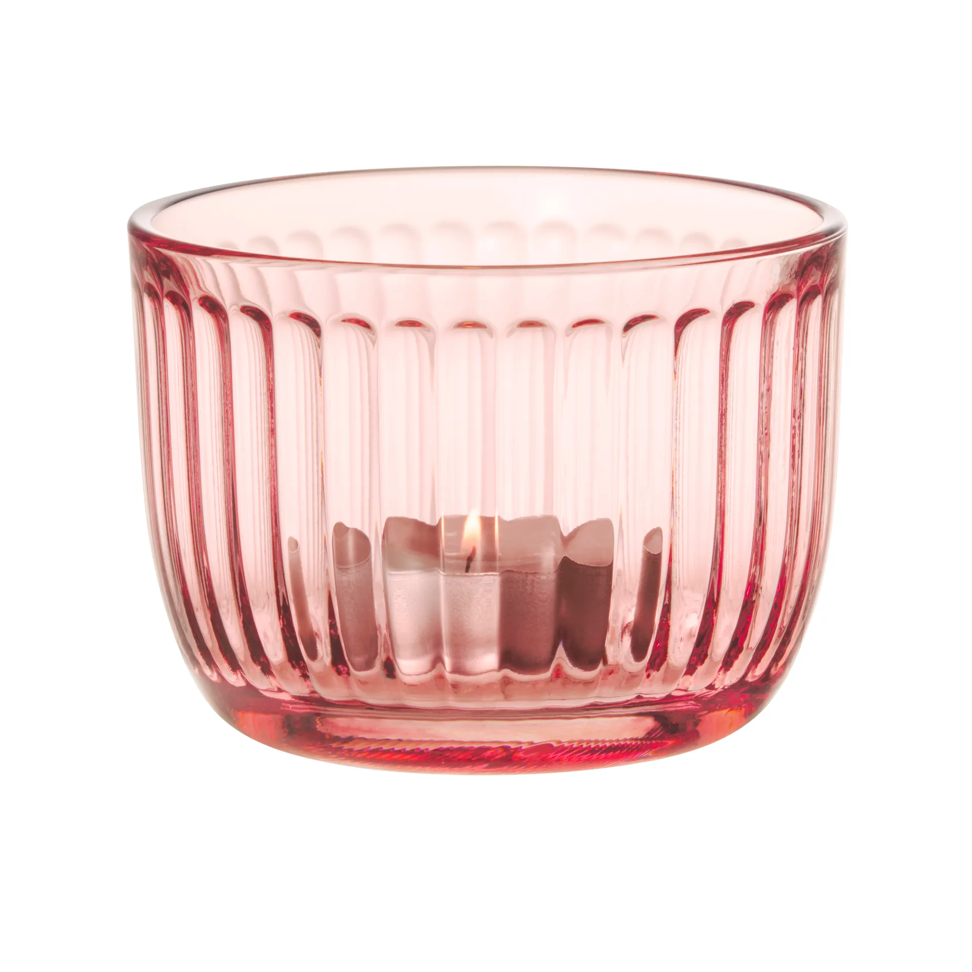 Portavelas Raami 90 mm, Rosa salmón Iittala
