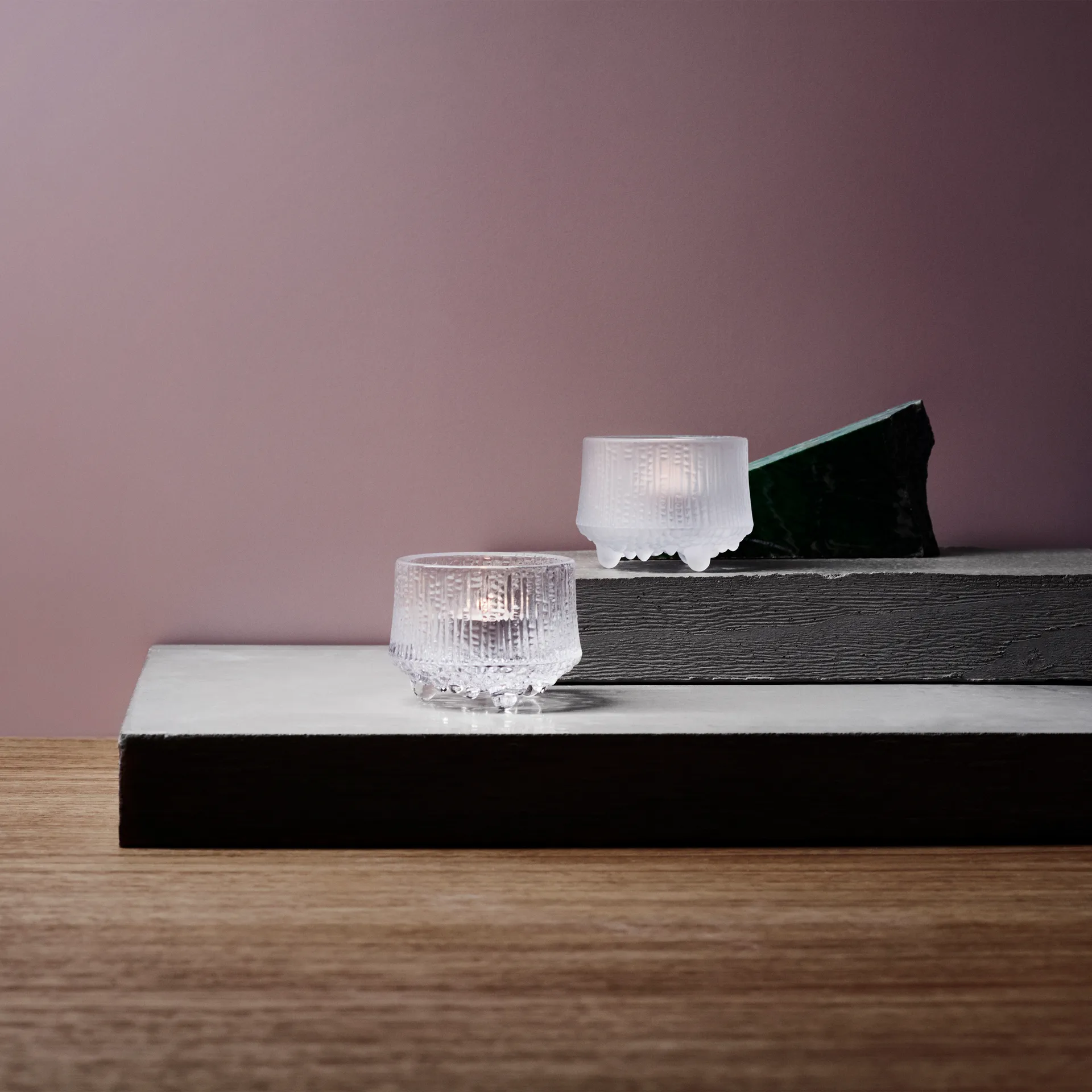 Portavelas Ultima Thule 65 mm, transparente Iittala