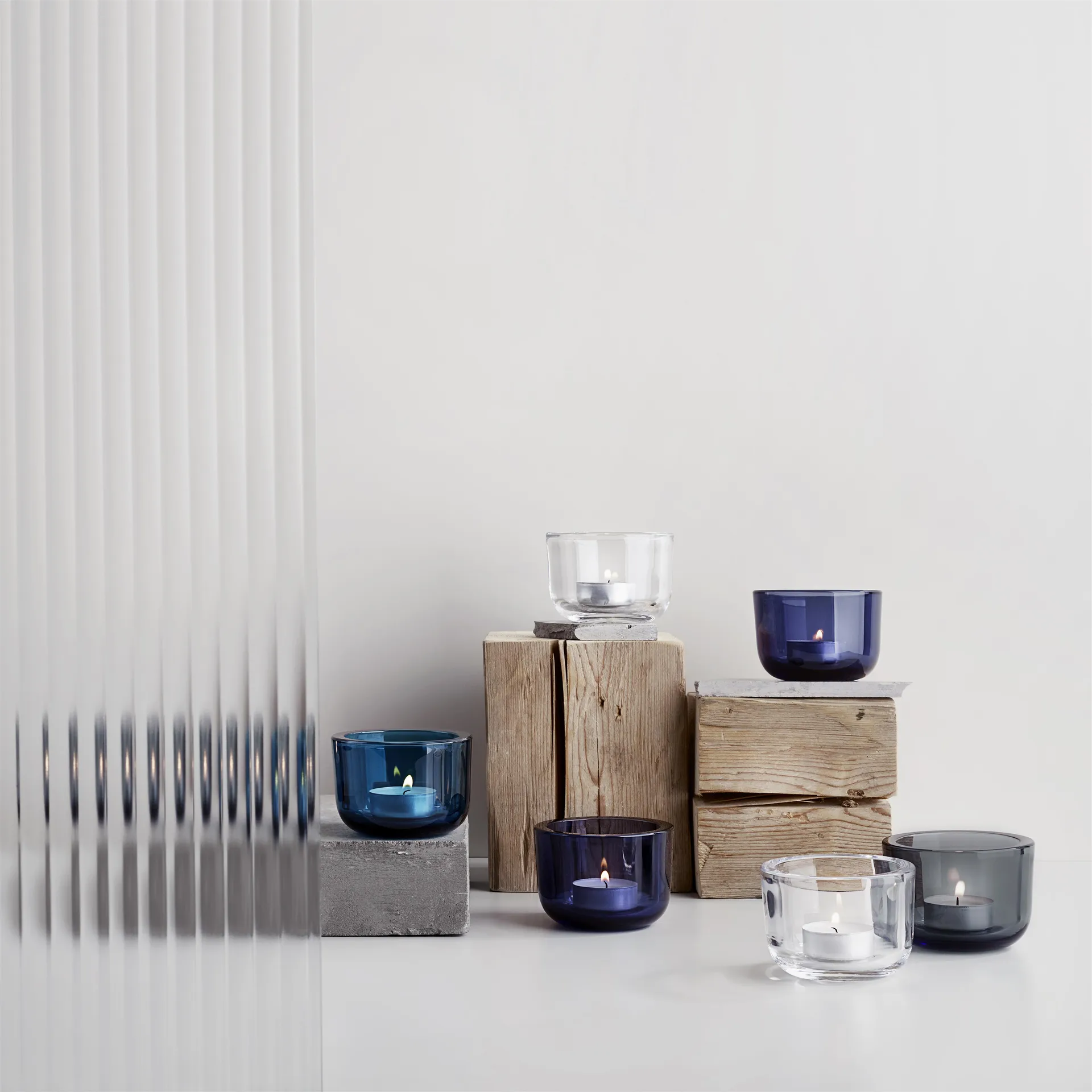 Portavelas Valkea 60 mm, turquesa Iittala