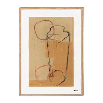 Póster Aalto art Sketch brown - 50 x 70 cm - Iittala