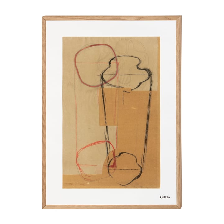 Póster Aalto art Sketch brown, 50 x 70 cm Iittala