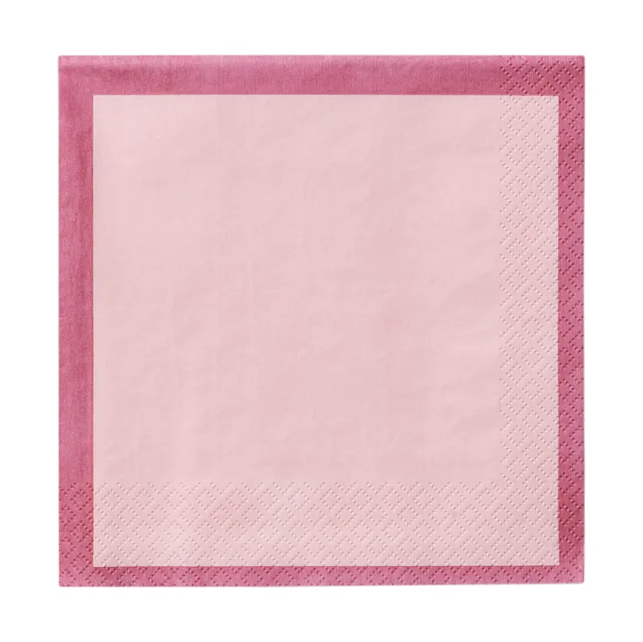 Servilleta de papel Iittala - Pink-rosa, 33 cm, pack de 20 - Iittala