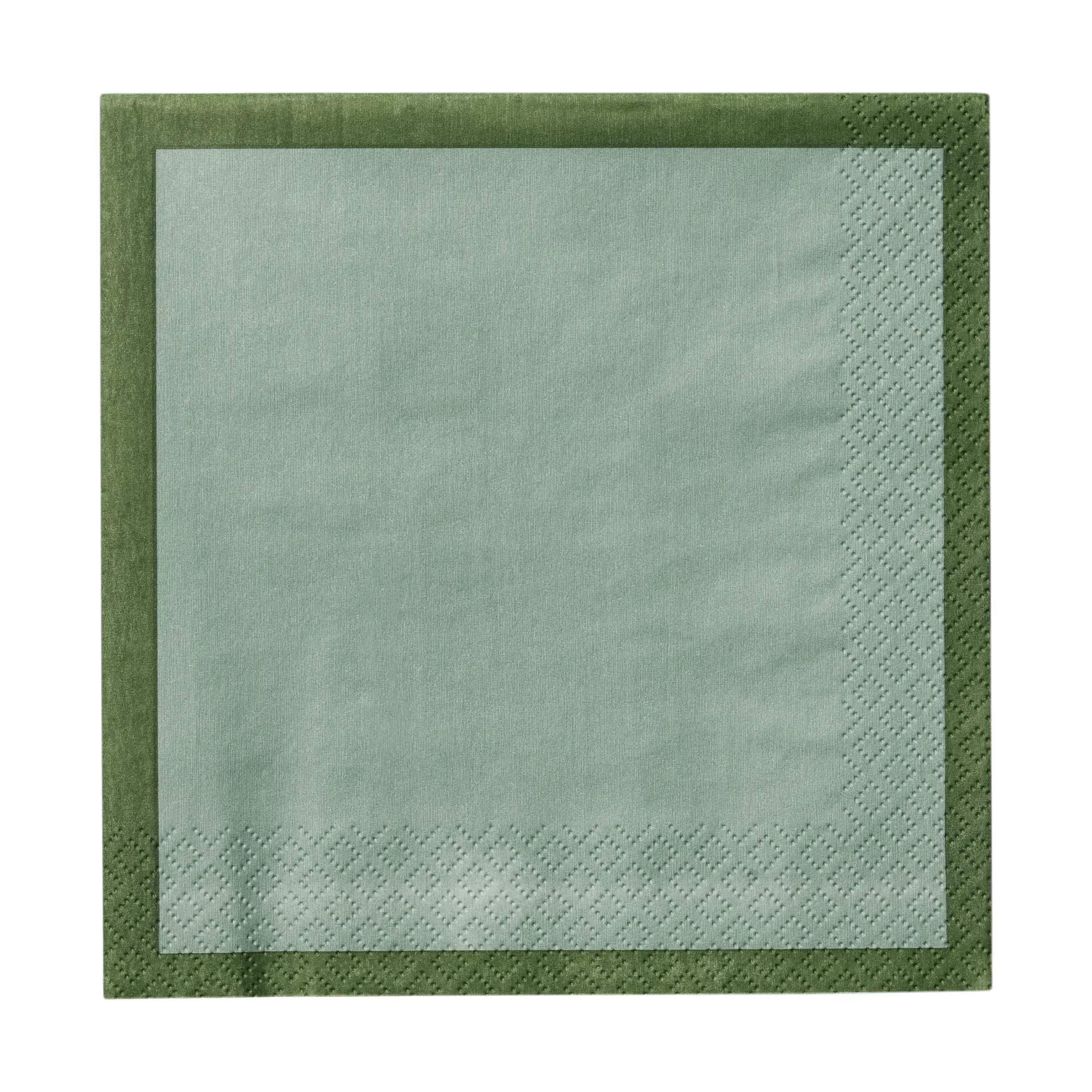 Servilleta de papel Iittala, Verde bosque-menta, 33 cm, paquete de 20 Iittala