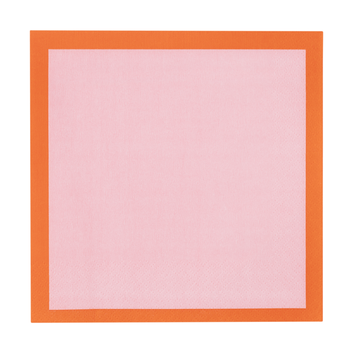 Servilletas de papel Play 33x33 cm, 20-pack - Rosa-naranja - Iittala