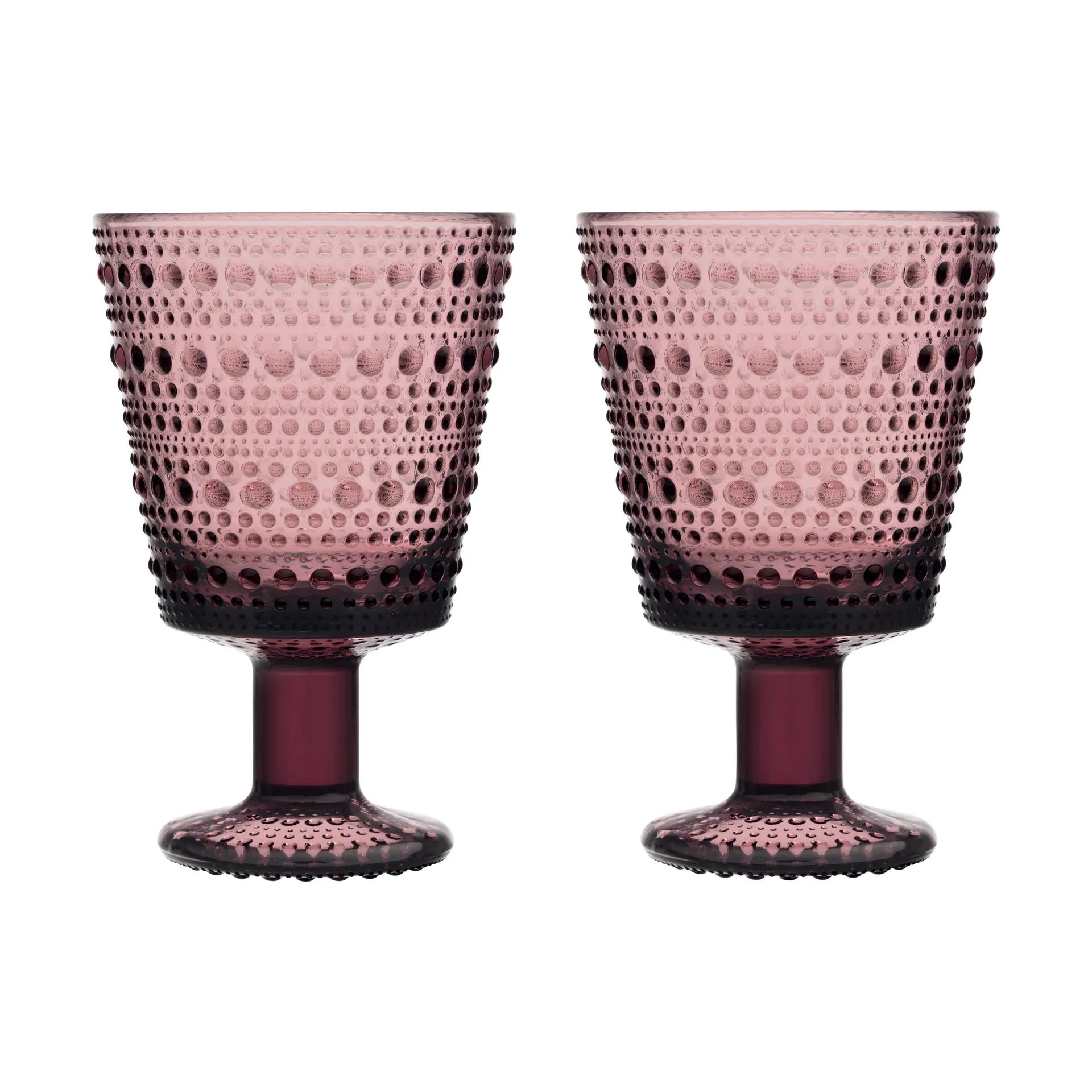 Set de 2 vasos con pie Kastehelmi 26 cl, Brezo Iittala