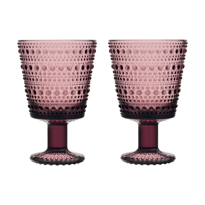 Set de 2 vasos con pie Kastehelmi 26 cl  - Brezo - Iittala