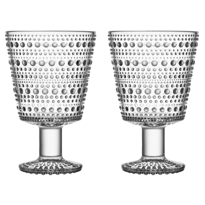 Set de 2 vasos con pie Kastehelmi 26 cl  - claro - Iittala