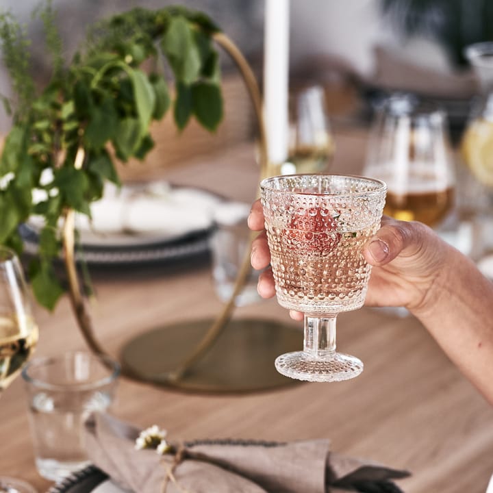 Set de 2 vasos con pie Kastehelmi 26 cl, claro Iittala