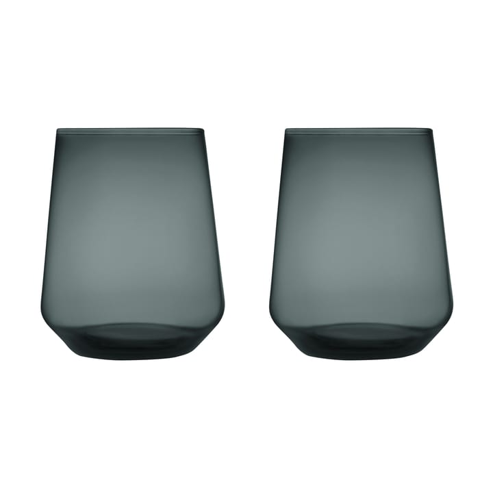 Set de 2 vasos Essence - gris oscuro - Iittala