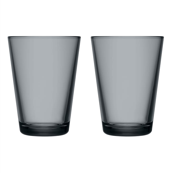 Set de 2 vasos Kartio 40 cl - gris oscuro - Iittala