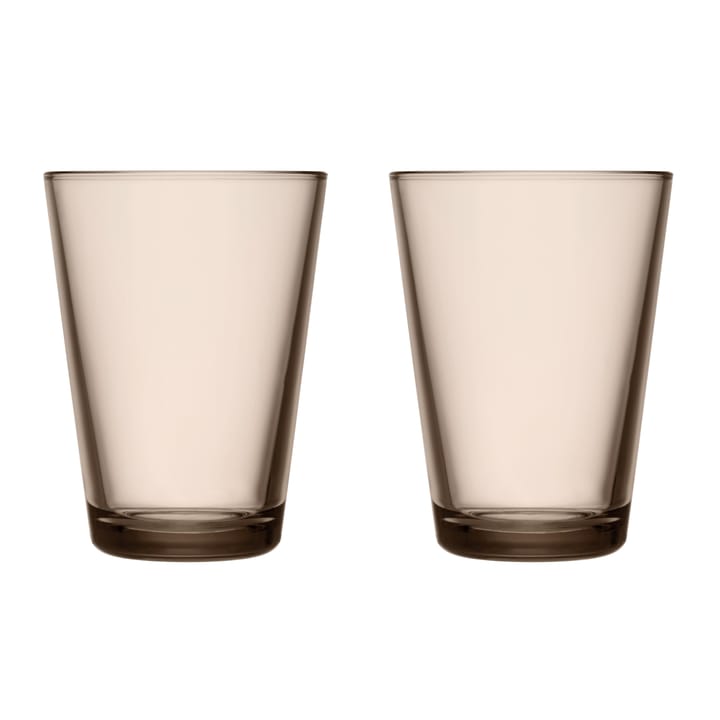 Set de 2 vasos Kartio 40 cl - lino - Iittala