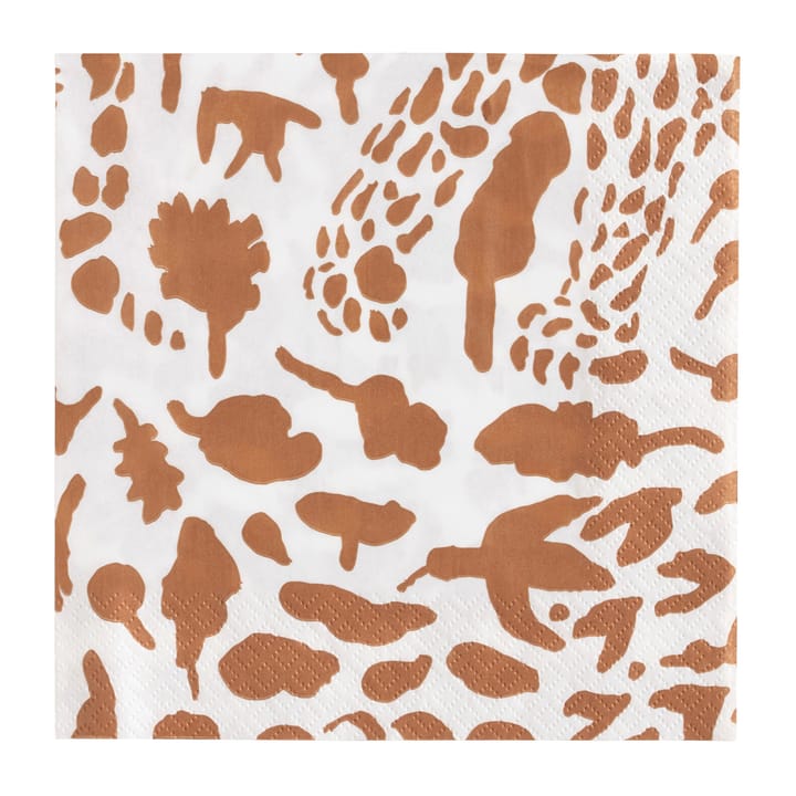 Set de 20 servilletas Oiva Toikka Cheetah - marrón-blanco - Iittala