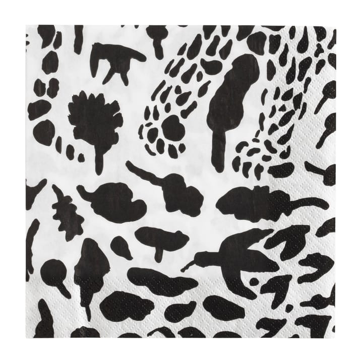 Set de 20 servilletas Oiva Toikka Cheetah - negro-blanco - Iittala