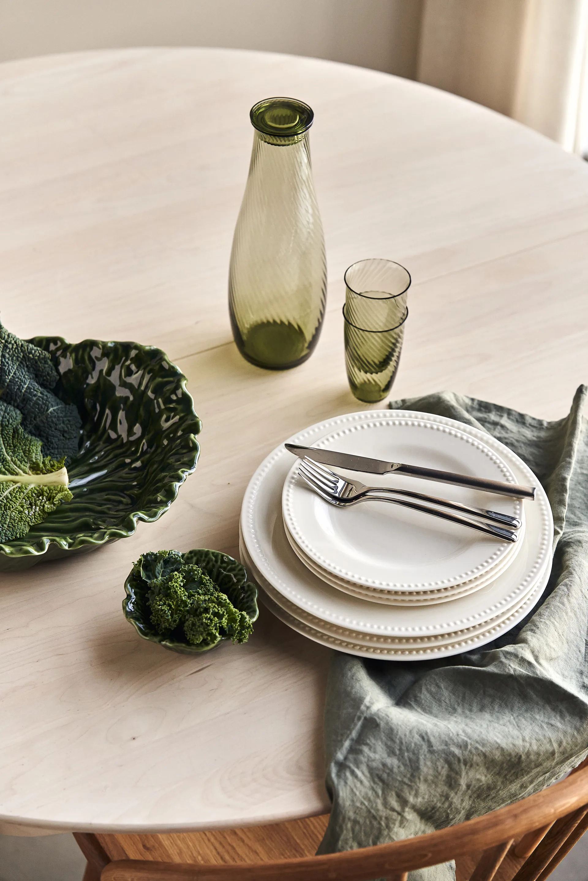 Set inicial de cena Essence & Dots 32 piezas - Blanco crema,  Iittala