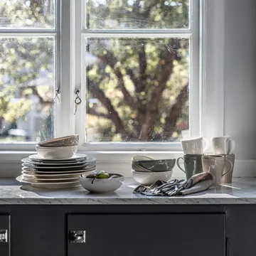 Set inicial de cena Essence & Dots 32 piezas - Blanco crema - Iittala