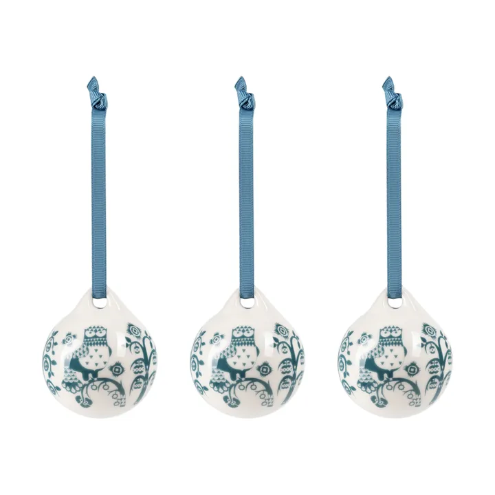 Taika decoración - Azul acero, 5 cm, 3-pack - Iittala