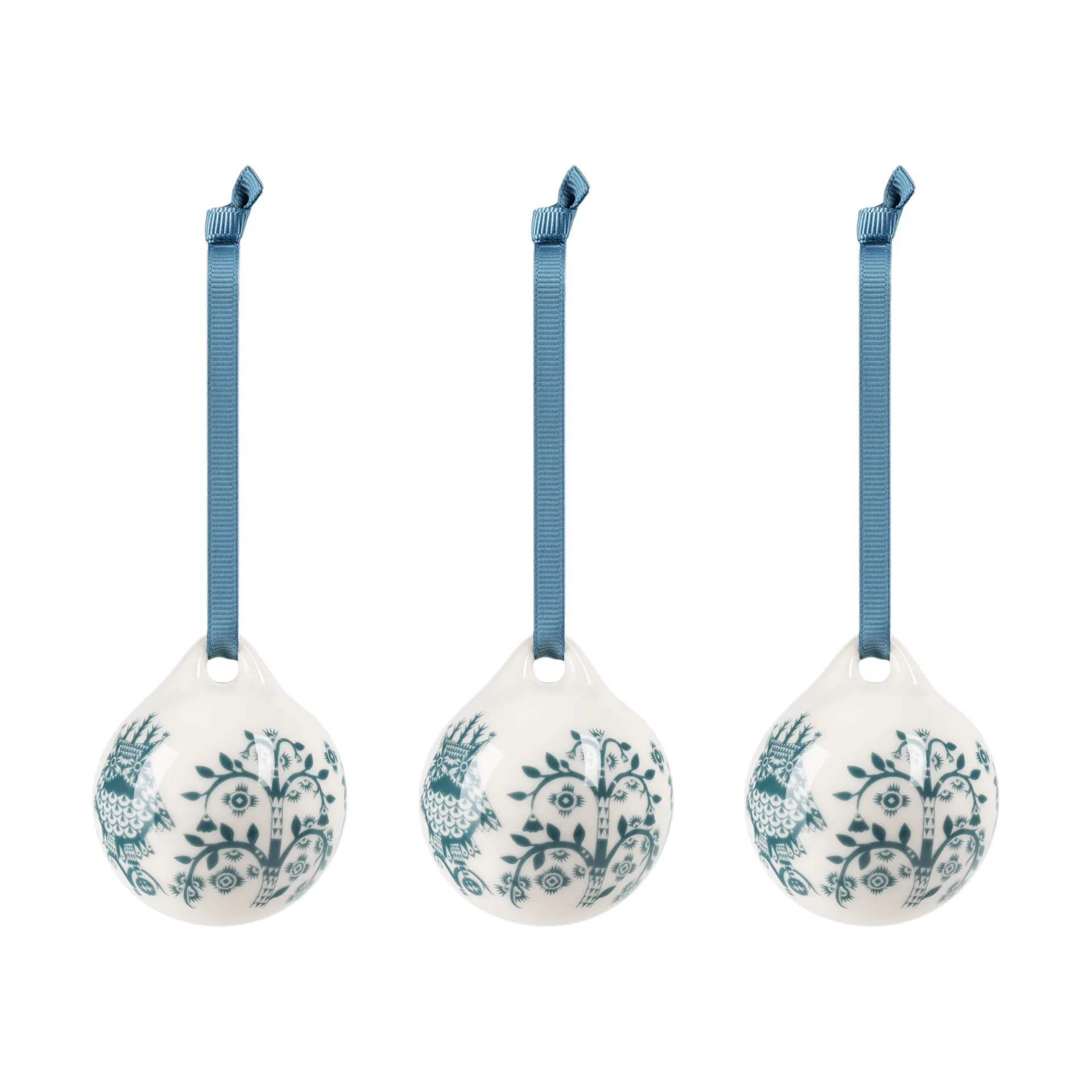 Taika decoración, Azul acero, 5 cm, 3-pack Iittala