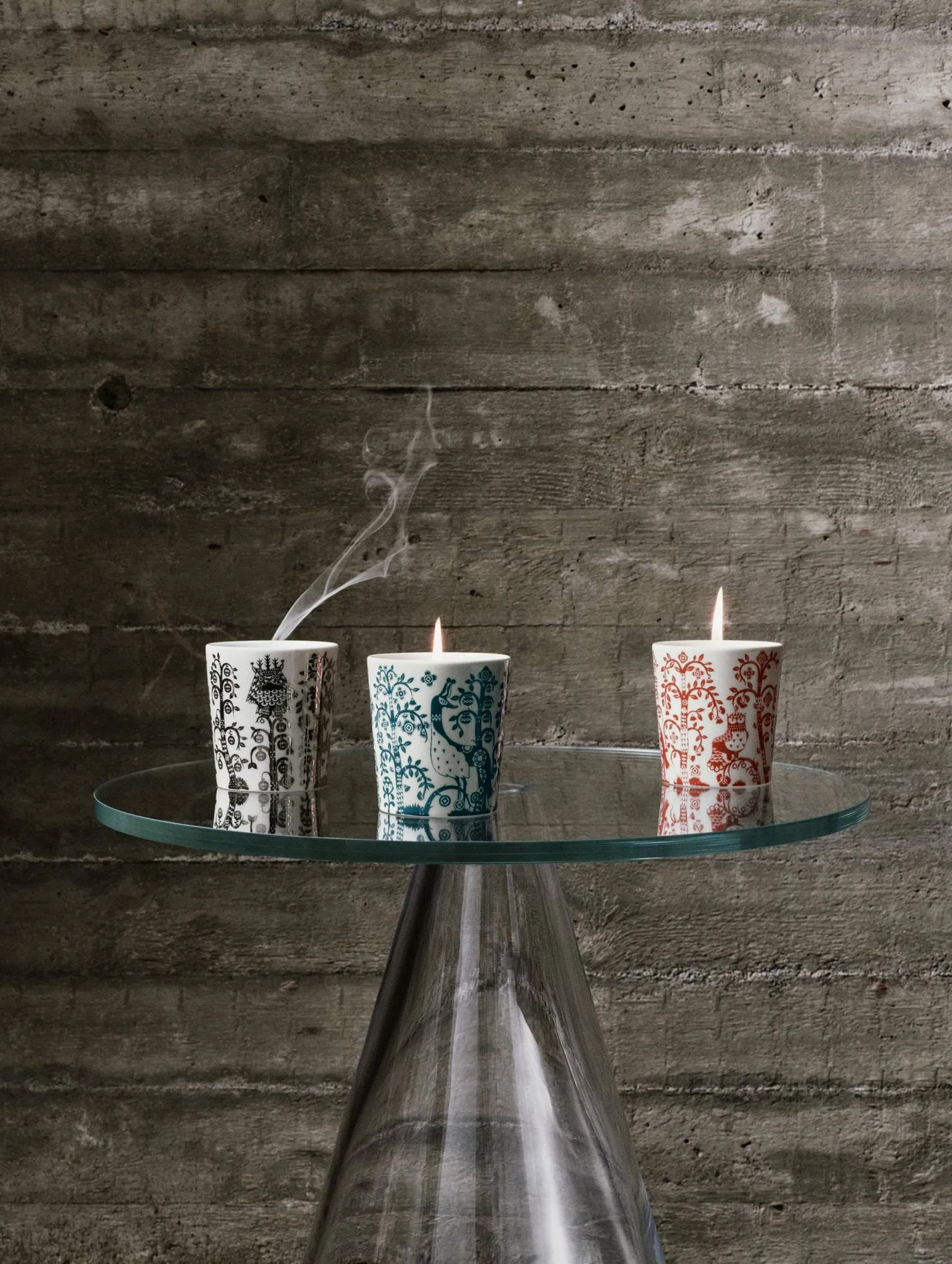 Taika vela, Granate rojo, 9 cm Iittala