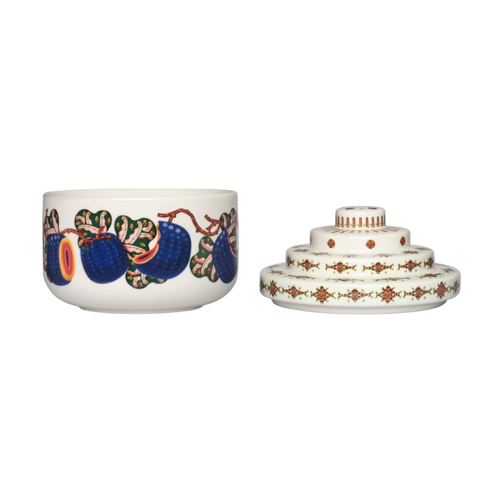 Tarro de Taika Sato Ø14,5x15 cm, Blanco-multicolor Iittala