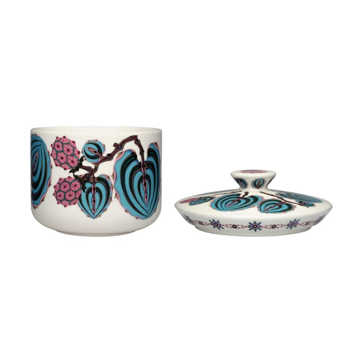 Tarro de Taika Sato Ø17x16 cm, Blanco-multicolor Iittala