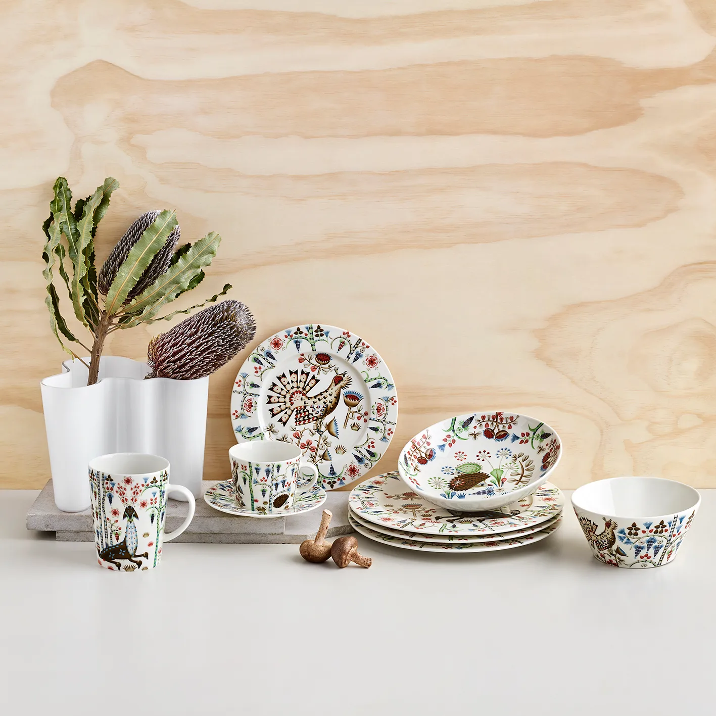 Taza Taika Siimes 40 cl, blanco Iittala