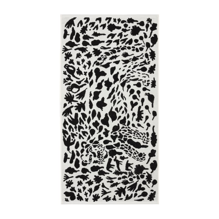 Toalla de baño Oiva Toikka Cheetah 70x140 cm - negro-blanco - Iittala