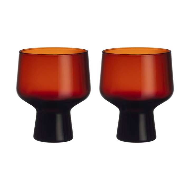 Vaso con pie Solare 29 cl, 2-pack - Cobre - Iittala