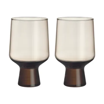 Vaso con pie Solare 40 cl, 2-pack - Lino - Iittala