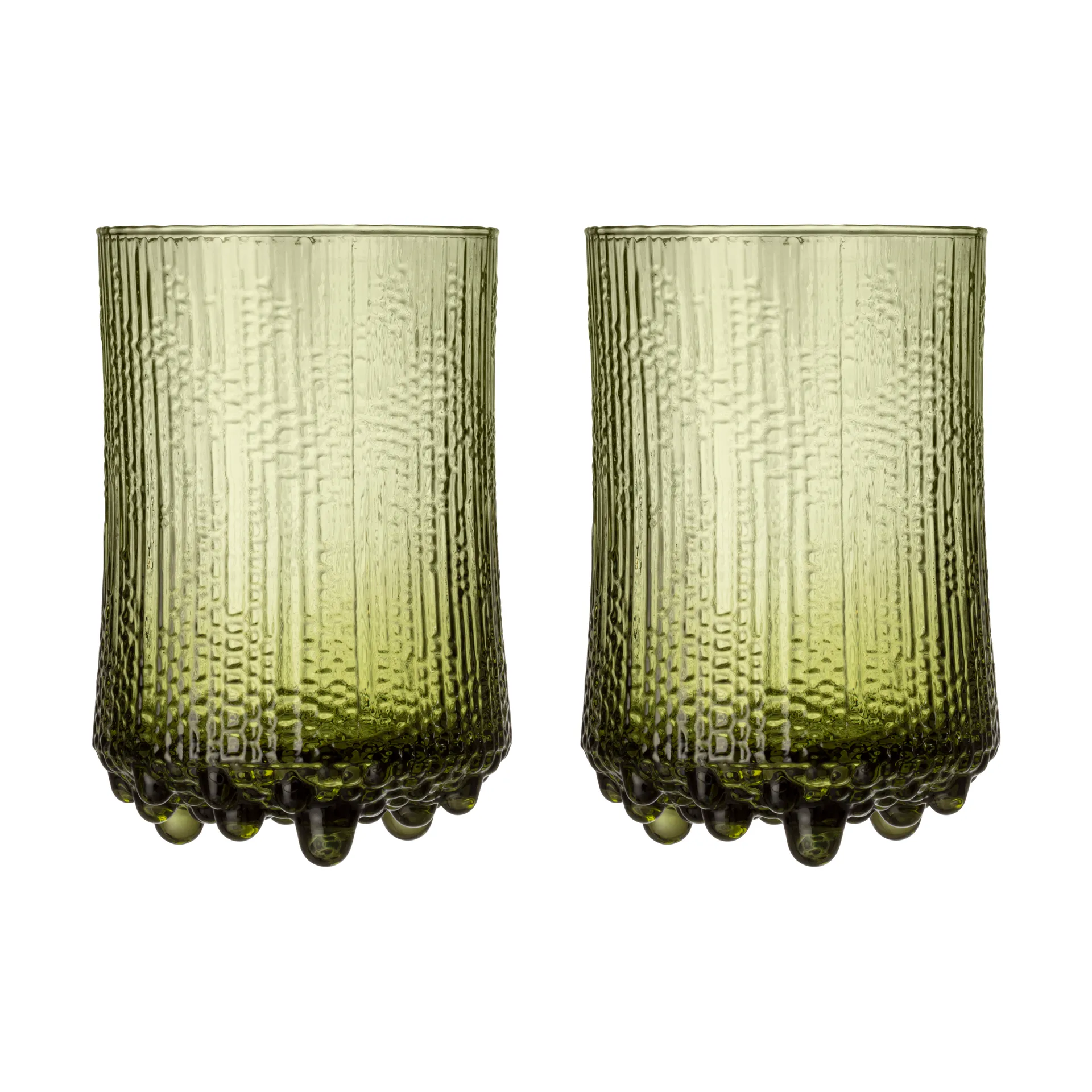 Vaso de cerveza Ultima Thule arena finlandesa 38 cl, 2-pack, Verde Iittala
