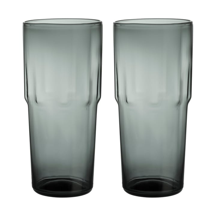 Vaso Solare alto 39 cl, 2-pack - Gris acero - Iittala