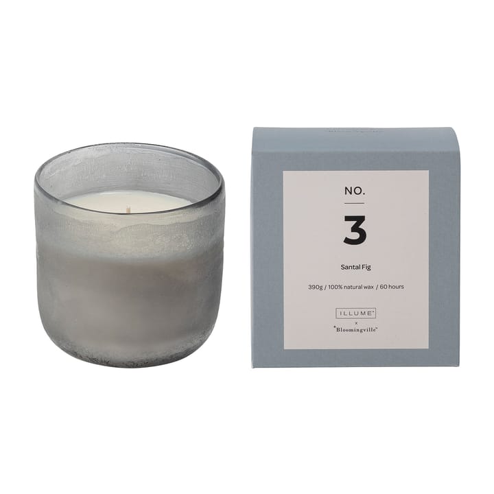 Vela perfumada NO. 3 Santal Fig - 390 g + Giftbox - Illume x Bloomingville