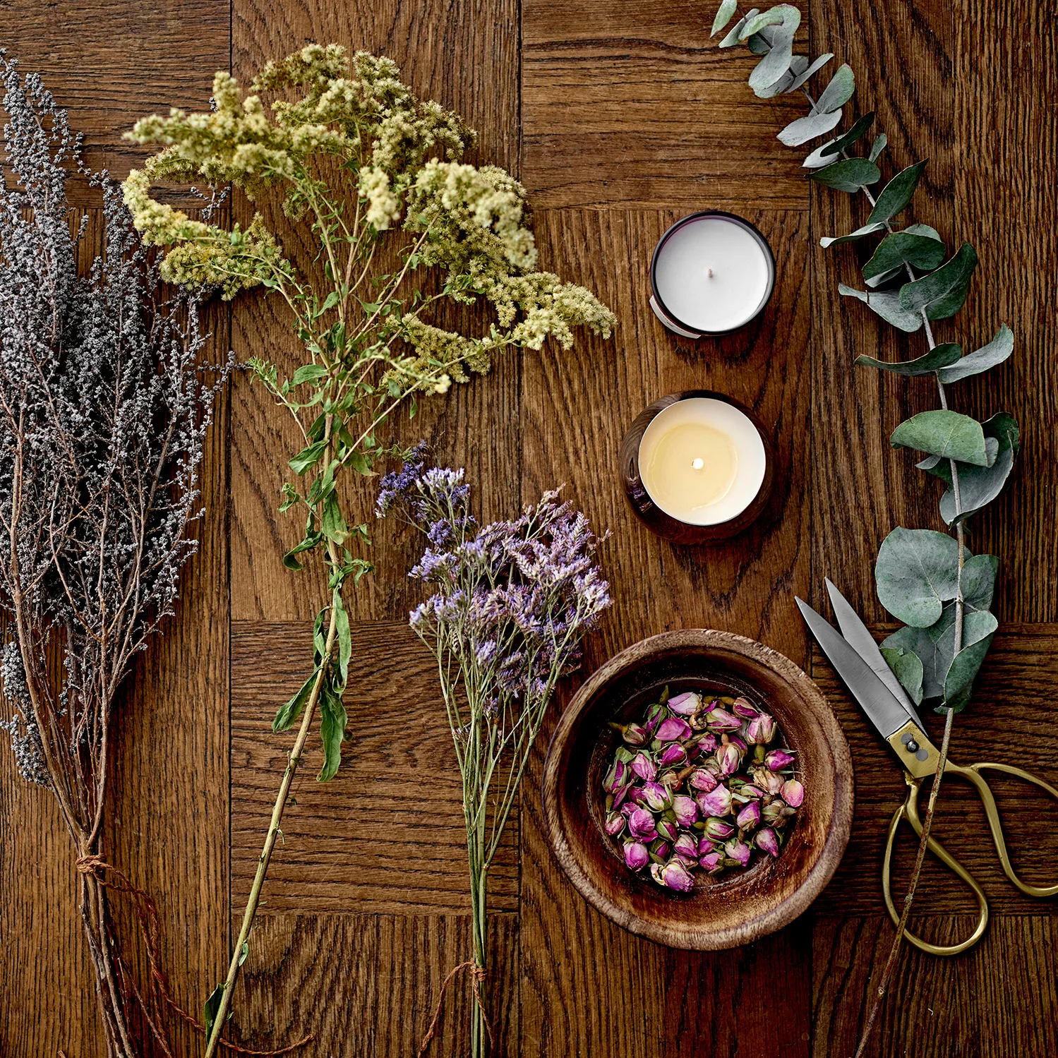 Vela perfumada Nordic Forest, 104 g Illume x Bloomingville