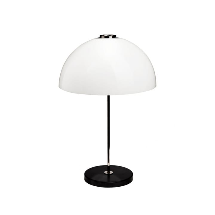 Lámpara de mesa Kupoli - Negro-detalles de metal-pantalla blanca - Innolux