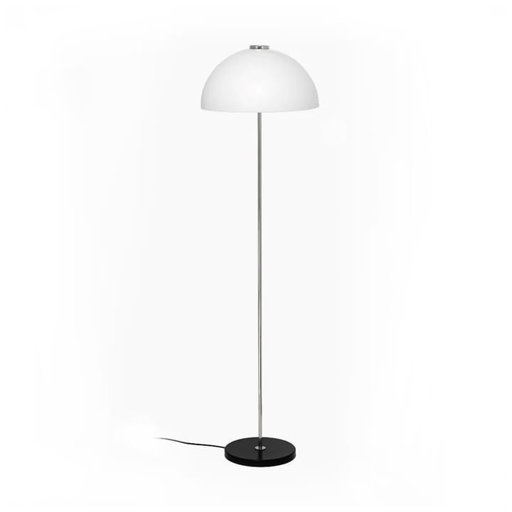 Lámpara de pie Kupoli - Negro-detalles de metal-pantalla blanca - Innolux