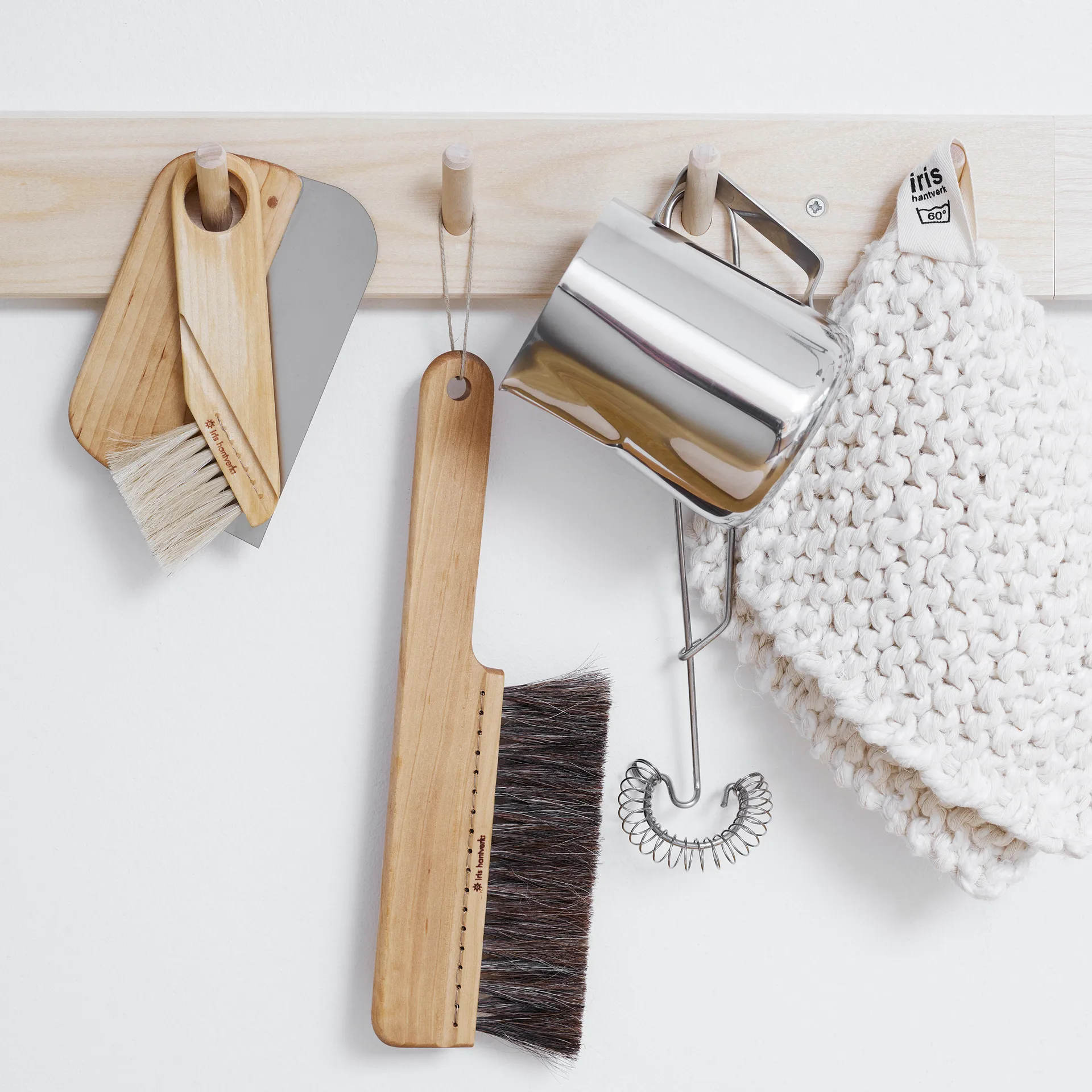 Cepillo de pan Iris hantverk crin, abedul aceitado Iris Hantverk