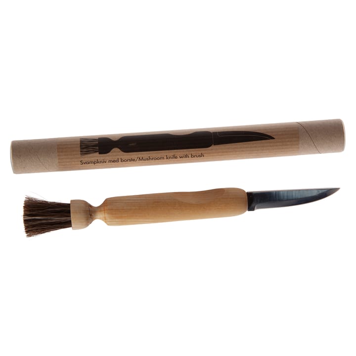 Cuchillo setas con cepillo Iris Hantverk, abedul Iris Hantverk