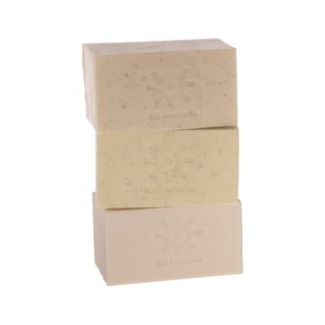 Jabón Iris hantverk, set de 3 - zanahoria-almendras-exfoliante de albaricoque - Iris Hantverk