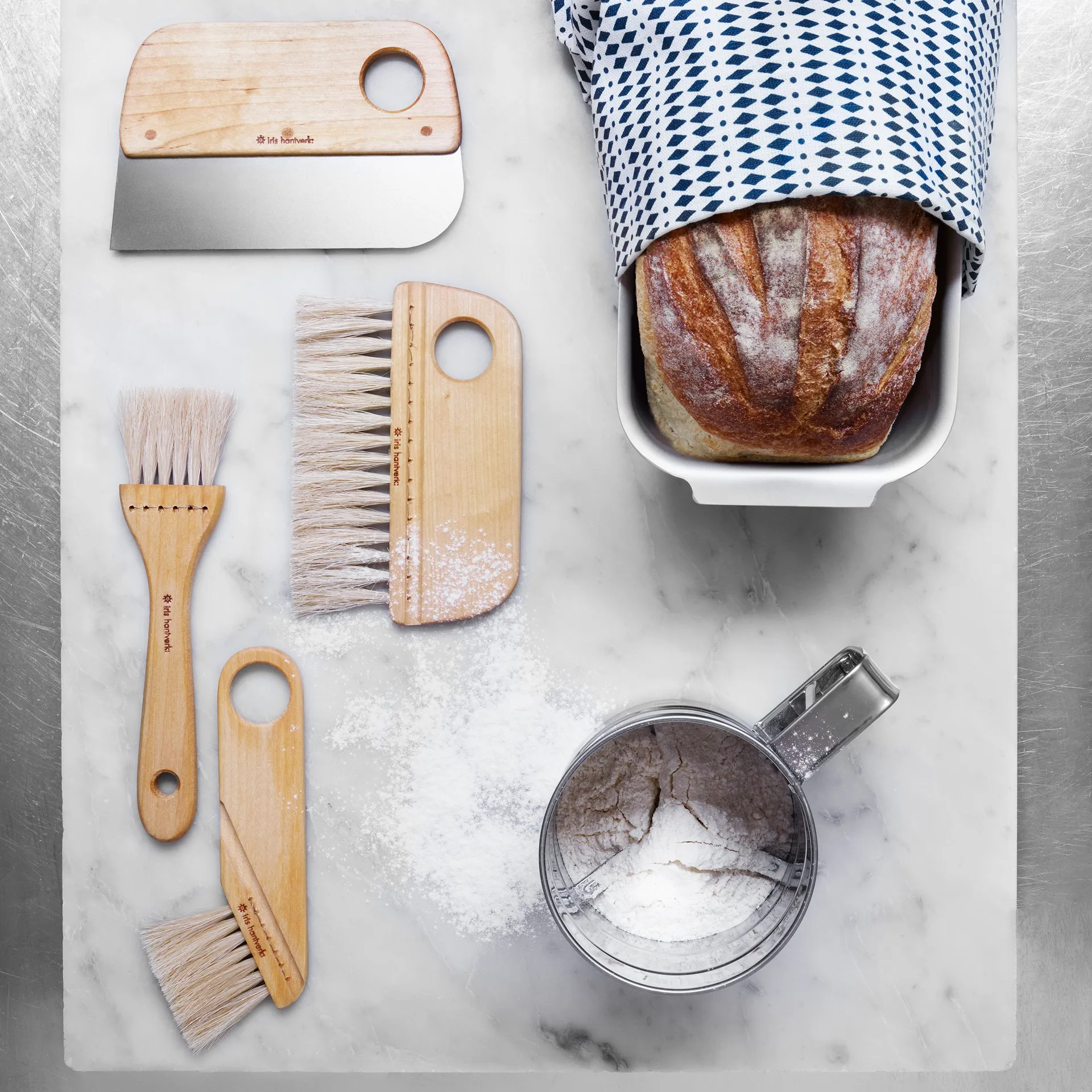 Raspador de masa Iris hantverk, abedul tratado con aceite Iris Hantverk