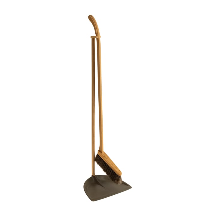 Set de cepillo y recogedor Iris Hantverk - ocre oscuro - Iris Hantverk