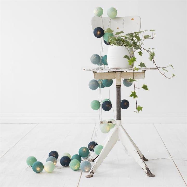 Guirnalda de luces Cool Mint, 20 bolas Irislights