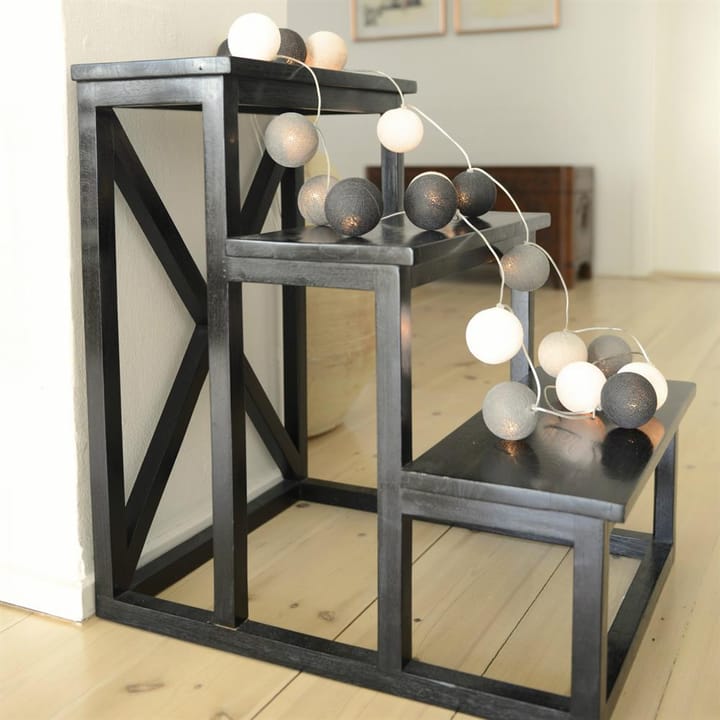 Guirnalda de luces Graphic Grey, 20 bolas Irislights