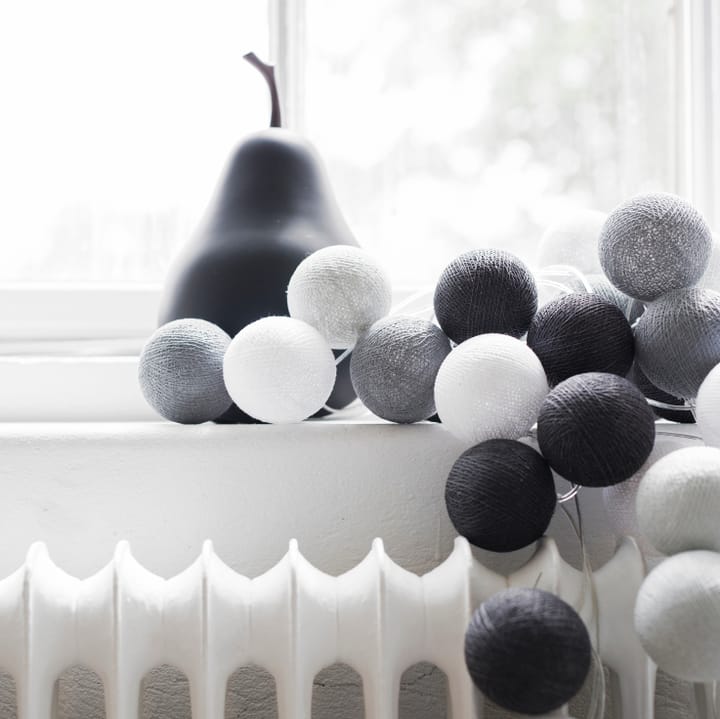 Guirnalda de luces Graphic Grey, 20 bolas Irislights