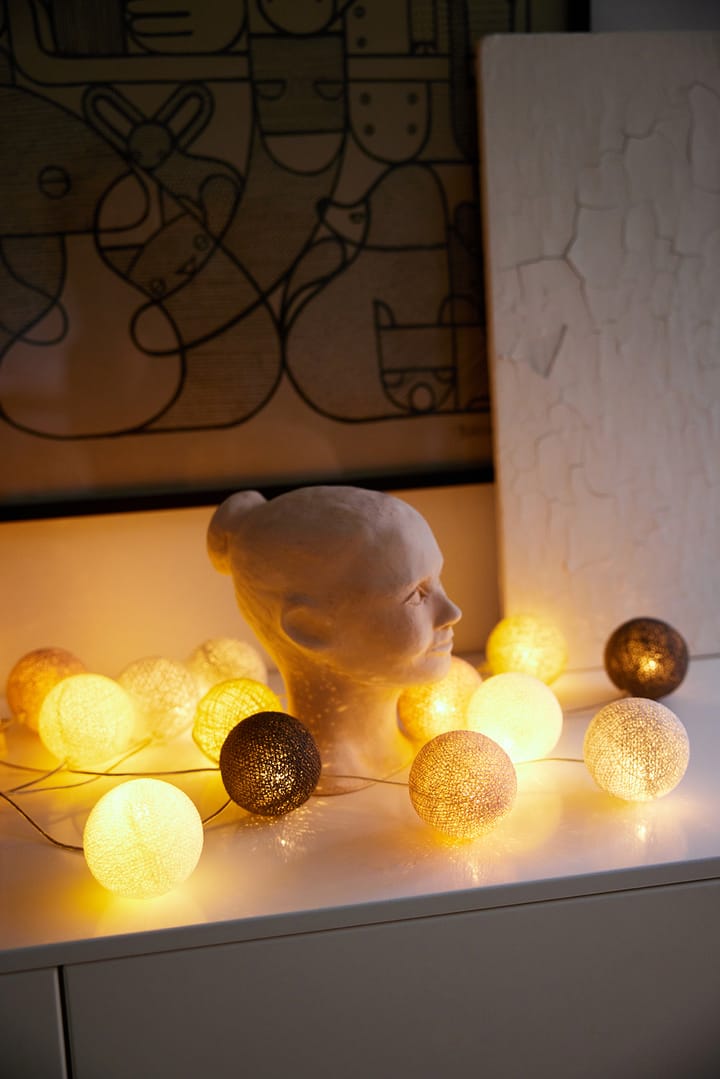 Guirnalda de luces Iris lights Blush, 20 bolas Irislights