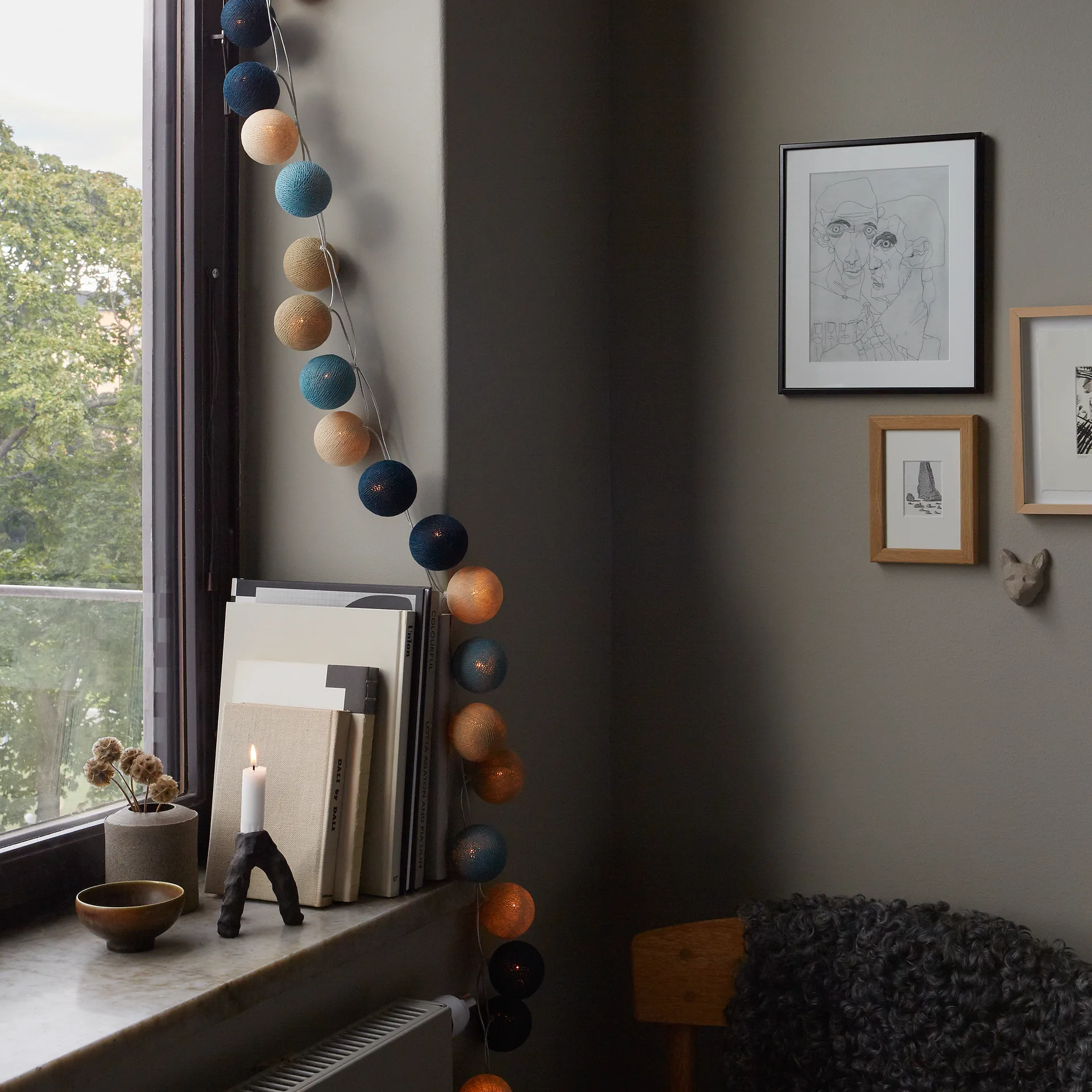 Guirnalda de luces Irislights Atlantic ocean, 35 bolas Irislights