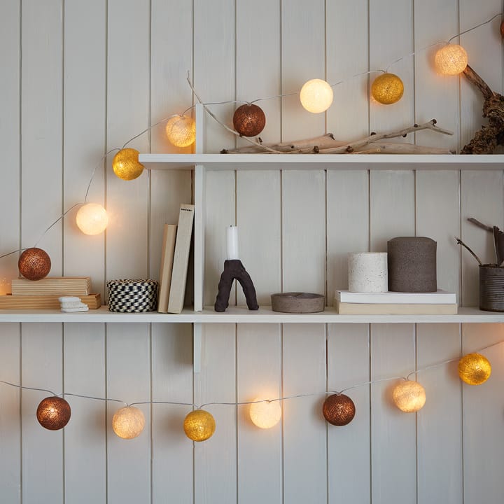 Guirnalda de luces Irislights Biscotti, 35 bolas Irislights